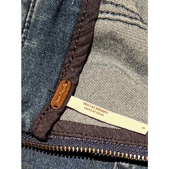 Free People Denim-Reg Wash Mini Skirt Skirt Size 6 - Picture 5 of 5